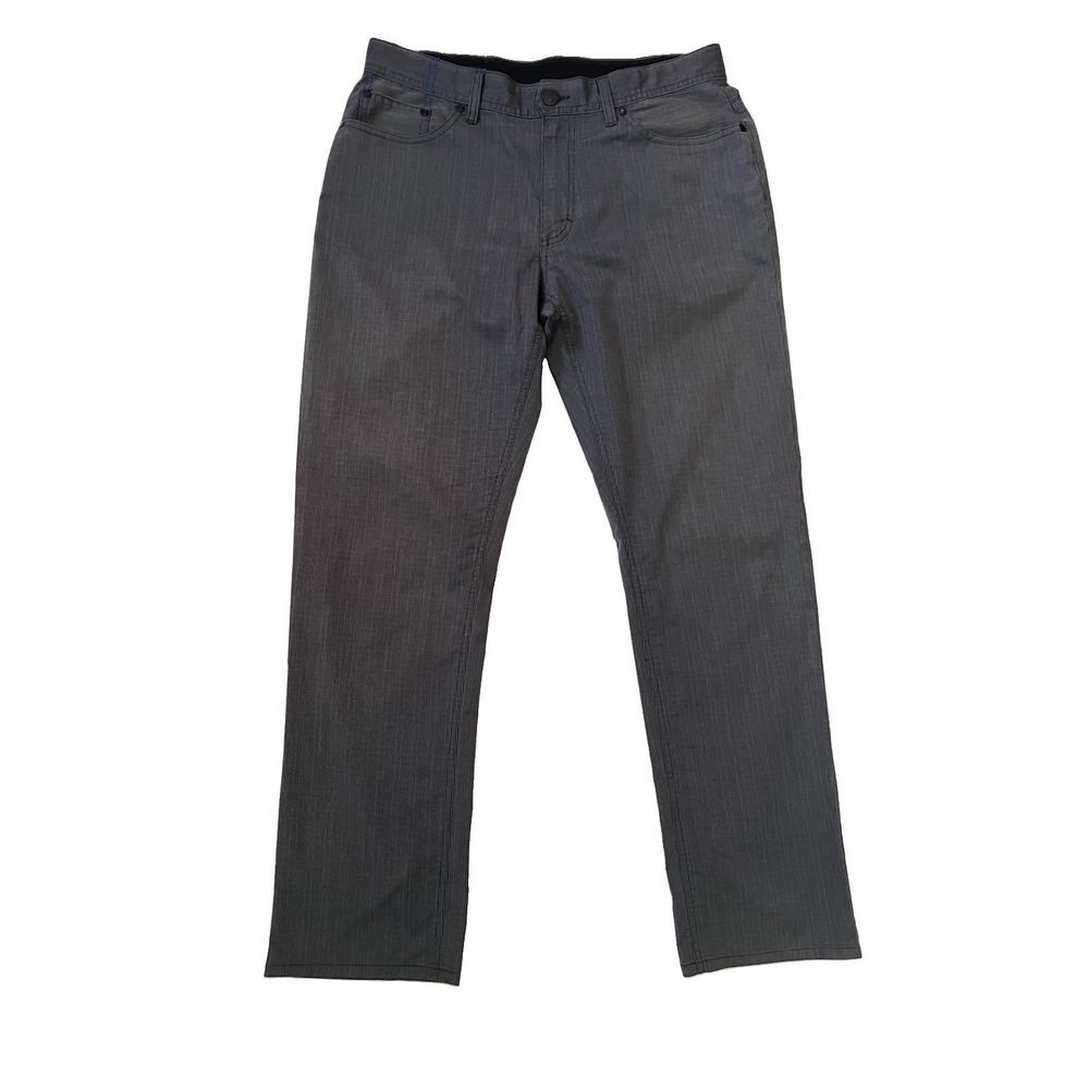 Perry Ellis Chino Pants W 31 x L 30 Gray Straight Business Casual Men Clothing
